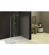 MODULAR SHOWER pevný panel k instalaci na stěnu modulu MS2, 600 mm, levý