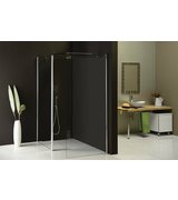 MODULAR SHOWER stěna k instalaci na zeď, pro připojení otočného panelu, 900 mm