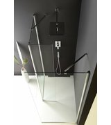 MODULAR SHOWER stěna k instalaci na zeď, pro připojení otočného panelu, 1200 mm