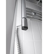 ONE D topná tyč s termostatem, 600 W, levá, chrom