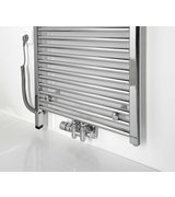 ONE D topná tyč s termostatem, 600 W, levá, chrom