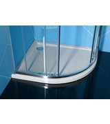 EASY LINE čtvrtkruhová sprchová zástěna 1200x900mm, čiré sklo