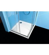 EASY LINE obdélníková sprchová zástěna 900x800mm, čiré sklo