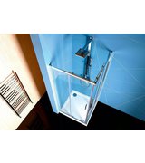 EASY LINE obdélníková sprchová zástěna 900x800mm, čiré sklo