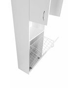 SIMPLEX ECO vysoká skříňka s košem 50x180x30cm