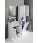 SIMPLEX ECO vysoká skříňka s košem 50x180x30cm