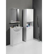 SIMPLEX ECO vysoká skříňka s košem 50x180x30cm