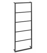 SKA Nástěnný sušák ručníků, 450 mm, černá mat