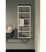 SKA Nástěnný sušák ručníků, 450 mm, černá mat