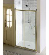 ANTIQUE sprchové dveře posuvné,1200mm, ČIRÉ sklo, bronz