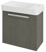 LATUS VIII umyvadlová skříňka 51x50x28cm, dub stříbrný