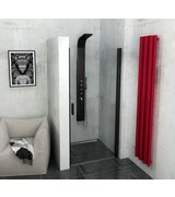 ZOOM LINE BLACK sprchové dveře 900mm, čiré sklo