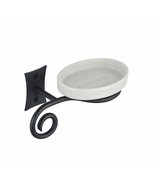 REBECCA mýdlenka, černá/keramika