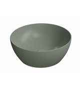 PURA umyvadlo na desku průměr 42 cm, agave mat