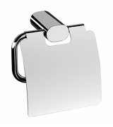 FLORI držák toaletního papíru s krytem, chrom