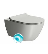PURA WC závěsné, splachování SWIRLFLUSH, 55x36 cm, cenere dual-mat