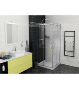 DRAGON sprchové posuvné dveře rohový vstup 900 mm, čiré sklo
