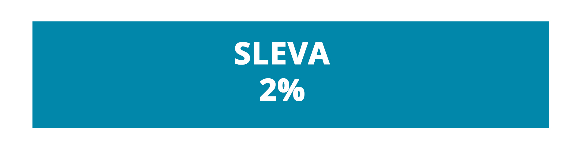 Sleva 2%